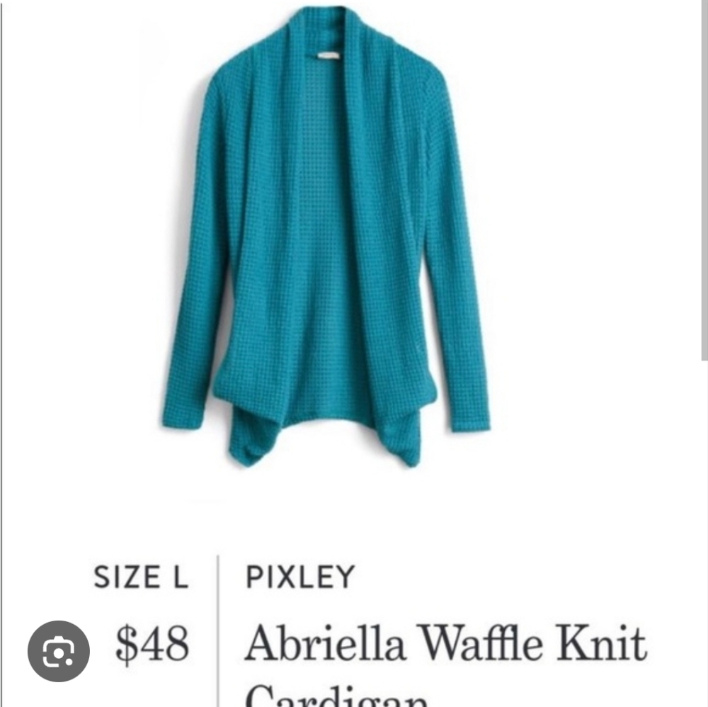 Pixley Abriella Waffle Knit Cardigan